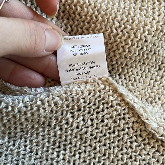 Ivy Beau Boho Crochet Open Knit Maxi Cardigan - Picture 9 of 12